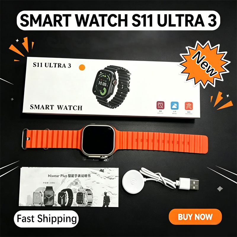 Watches Not Smartwatch - S11 Ultra 3 Smartwatch dla mężczyzn,