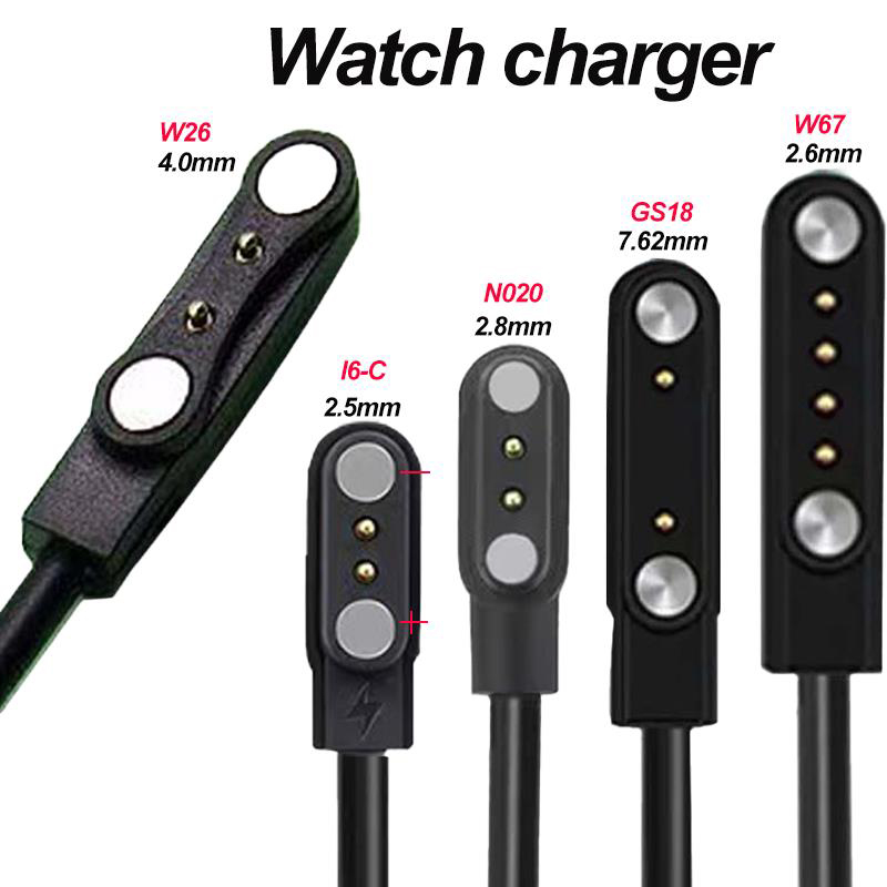 Smartwatch Watches Kids - Kabel USB do ładowania smartwatcha, 2-pinowy/4-pinowy,