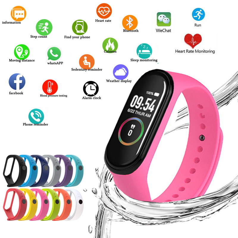 Smartwatch Watches Brands For Women - M4 inteligentne zegarki sportowe opaski na