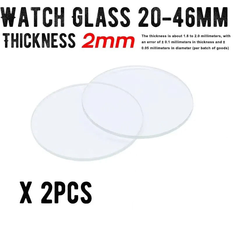 Watch Crystal Replacement - 【2 SZT.】 Szkło do zegarka o