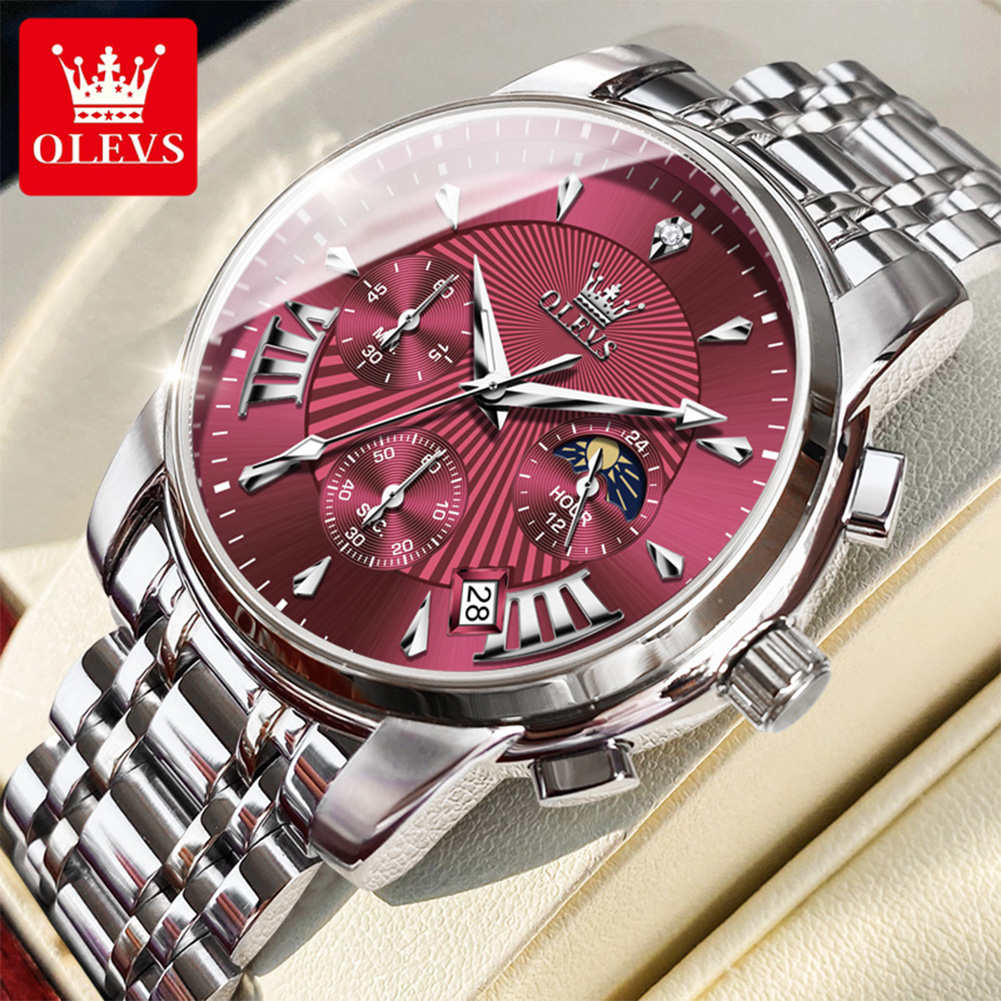 Smartwatch Watches Brands For Men - Zegarki OLEVS Męskie 2892 Kwarcowy Zegarek