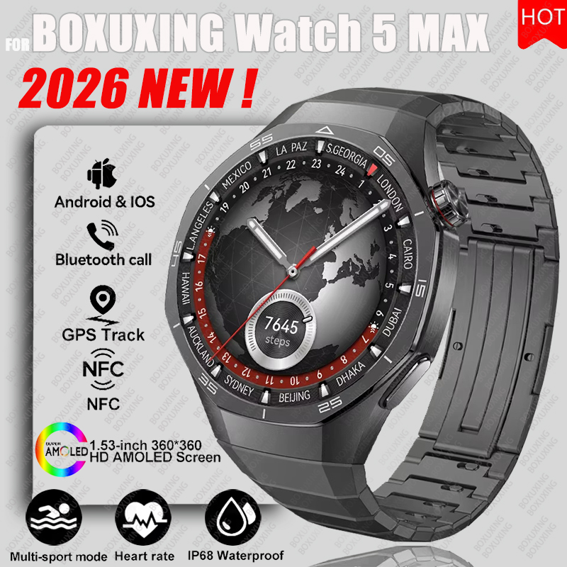 Smartwatch Health Watches For Women - Nowy smartwatch BOXUXING Watch 5 MAX