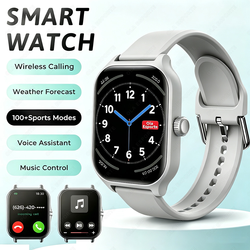 Smartwatch Square Watches For Men - Smartwatch Plus Męski Damski z Pełnym