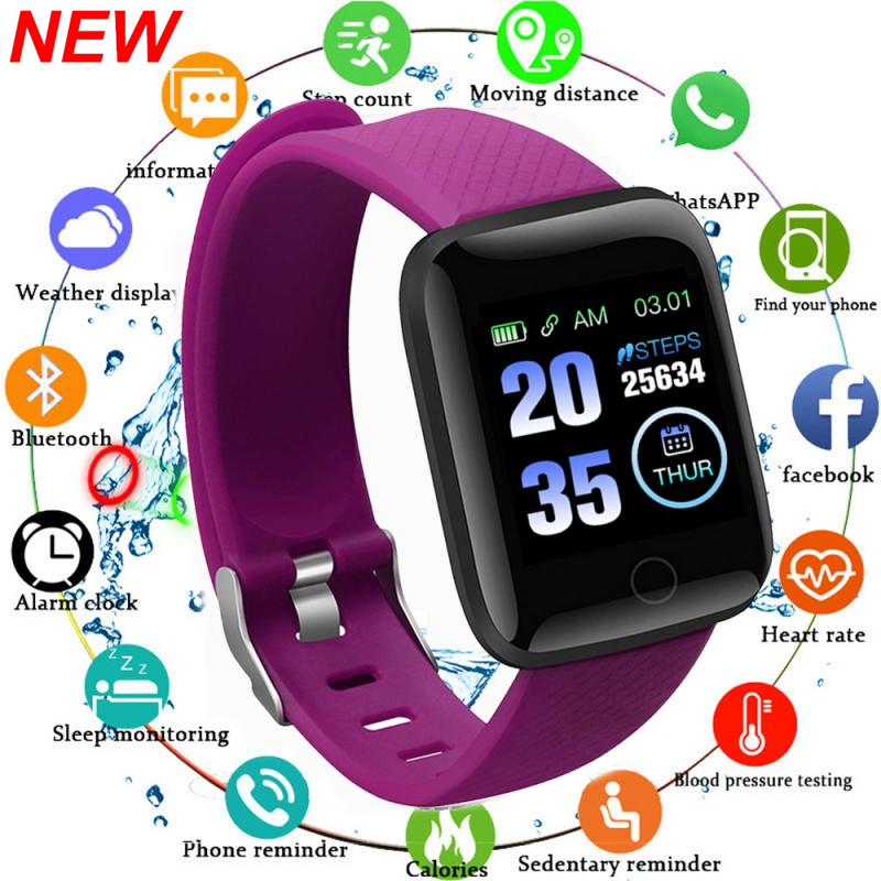 Smartwatch Square Watches For Men - 116plus inteligentny zegarek mężczyźni kobiety opaska