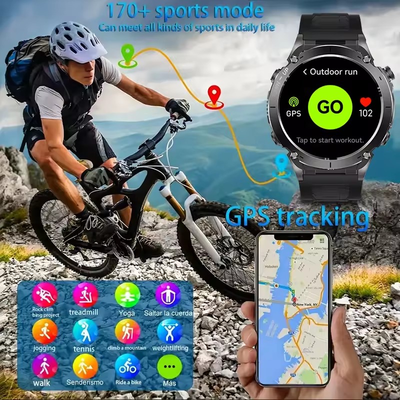 Nowy smartwatch GPS GUHUAVMI 2 – Smartwatch Watches Brands For Men recenzja i cena