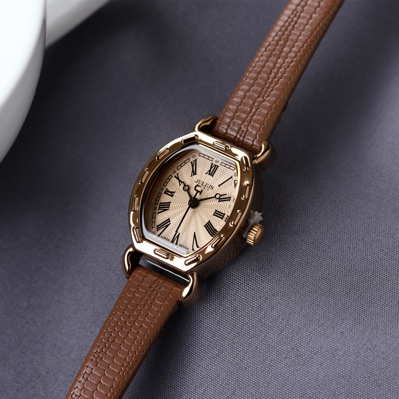 JULIUS zegarek JA-544 Vintage  – Minimalist Thin Watch recenzja i cena