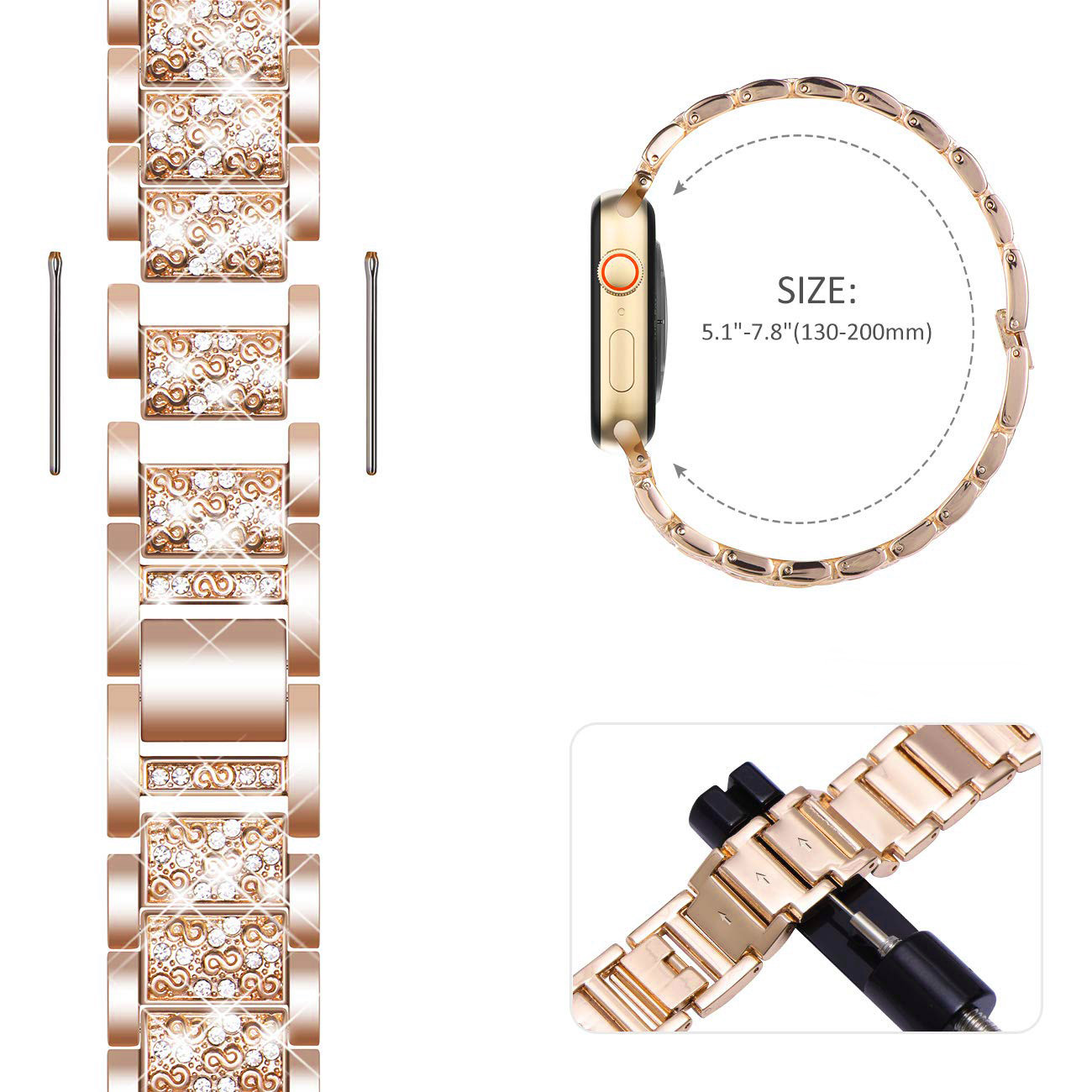 Etui + pasek do zegarka Apple  – Smartwatch Apple Watches For Women recenzja i cena