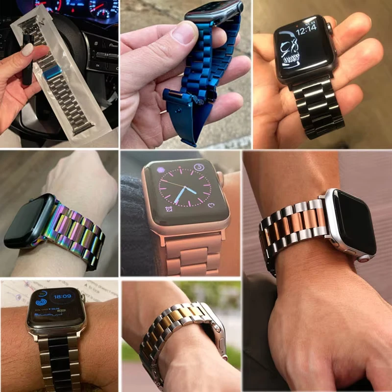 Klasyczny pasek ze stali nierd – Smartwatch Apple Watches For Women recenzja i cena