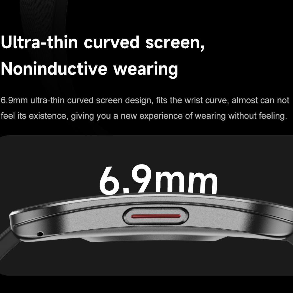 Amoled ultracienki zakrzywiony – Smartwatch Square Watches For Men recenzja i cena