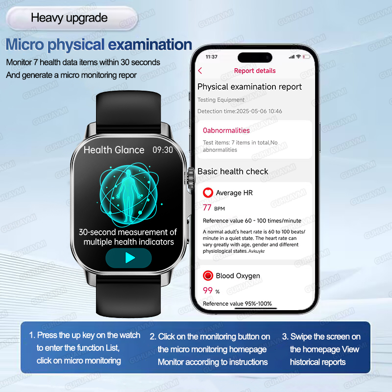 Nowy męski smartwatch do diagn – Smartwatch Square Watches For Men recenzja i cena