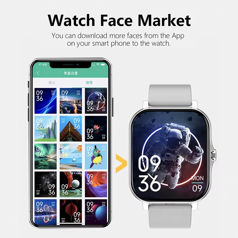 Lenovo 1.83 Wodoodporny Sporto – Smartwatch Square Watches For Men recenzja i cena