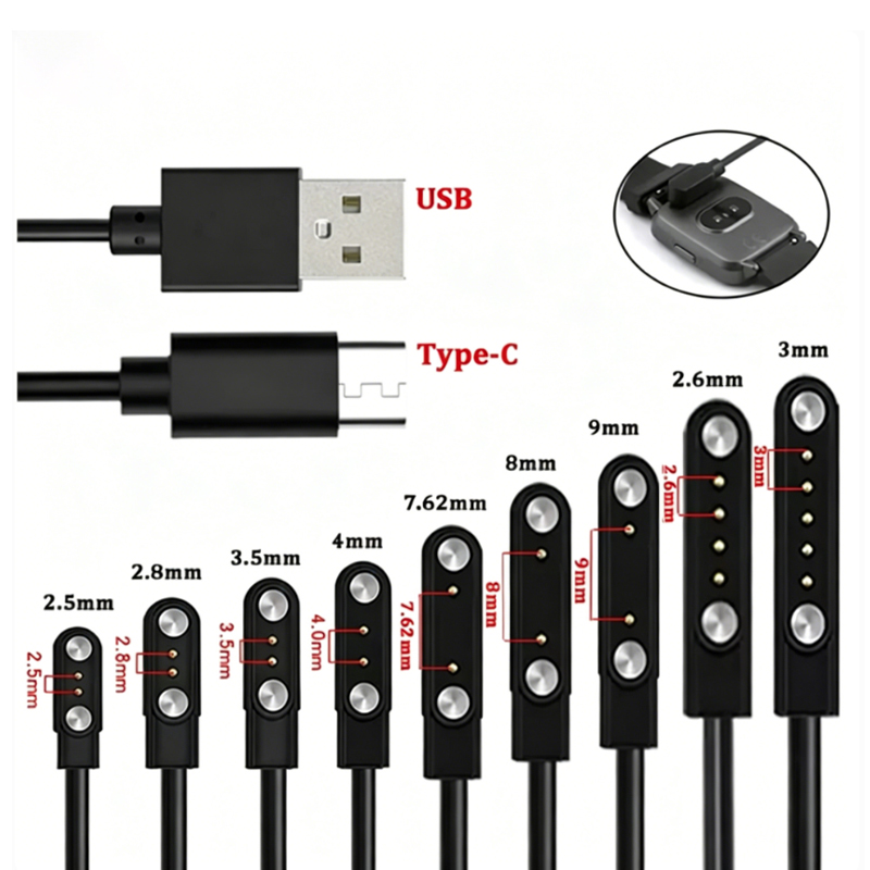 1 SZT. 2-pinowy 4-pinowy Magne – Smartwatch Watches Kids recenzja i cena