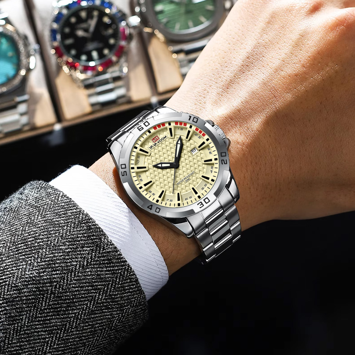 Męskie zegarki kwarcowe nowej  – Smartwatch Watches Brands For Men recenzja i cena