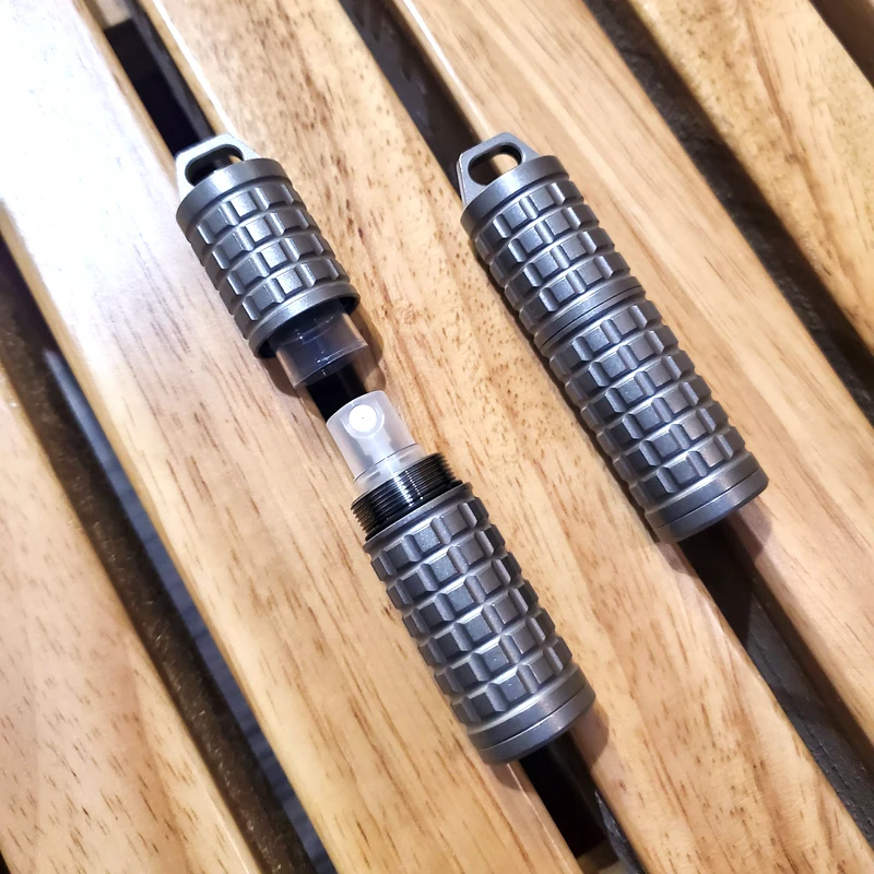 EDC stop tytanu Paracord nóż k – Tritium Gas Tube recenzja i cena
