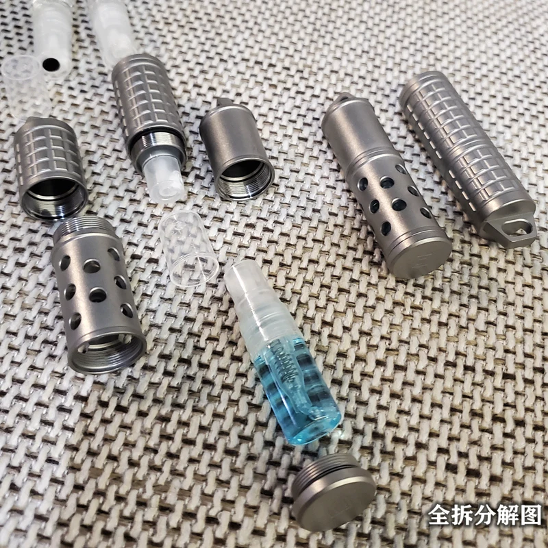 EDC stop tytanu Paracord nóż k – Tritium Gas Tube recenzja i cena