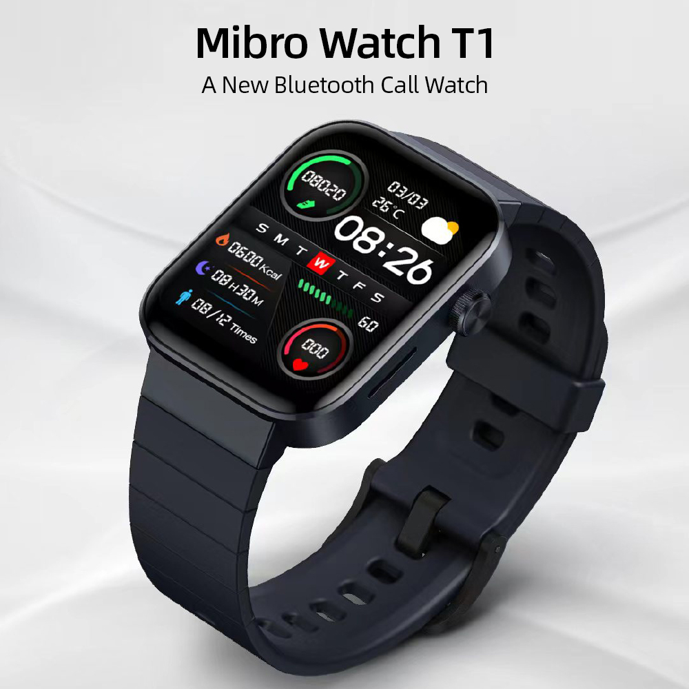 Zegarek Mibro T1 Global Versio – Smartwatch Square Watches For Men recenzja i cena