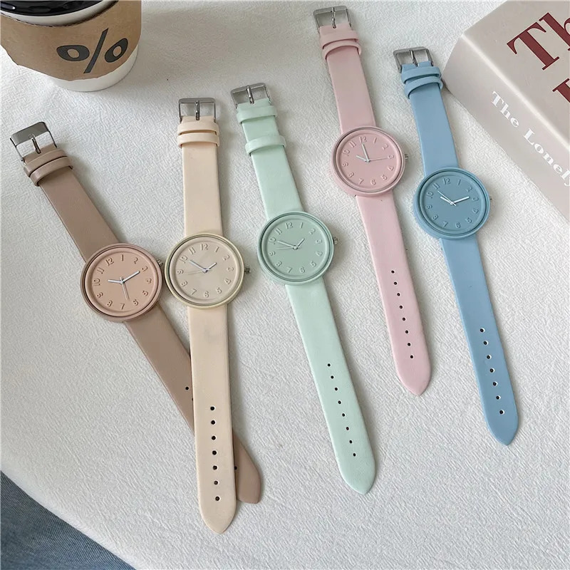Makaron seria kolorowa damski  – Minimalist Thin Watch recenzja i cena