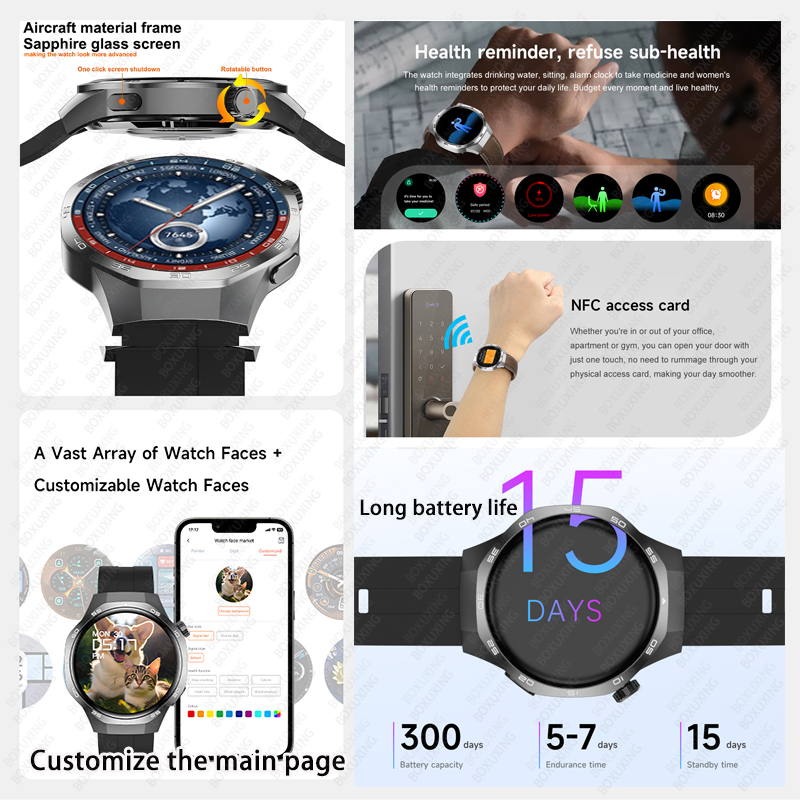Nowy smartwatch BOXUXING Watch – Smartwatch Health Watches For Women recenzja i cena