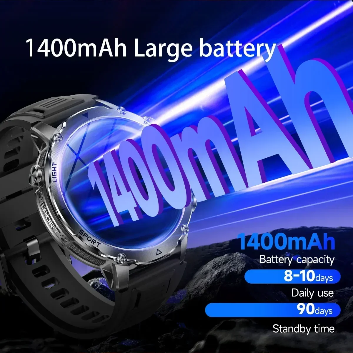 Smartwatch Brand+ z dużą bater – Smartwatch Watches Brands For Men recenzja i cena