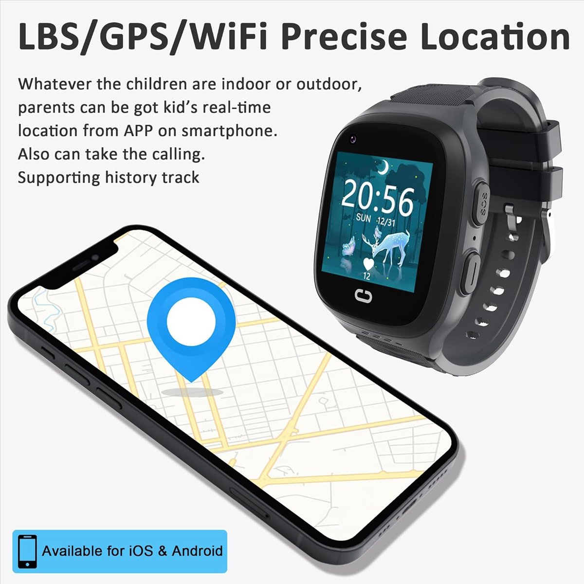 Smartwatch dla dzieci 4G z lok – Smartwatch Watches For Kids With Gps recenzja i cena