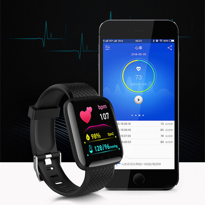 116plus inteligentny zegarek m – Smartwatch Square Watches For Men recenzja i cena