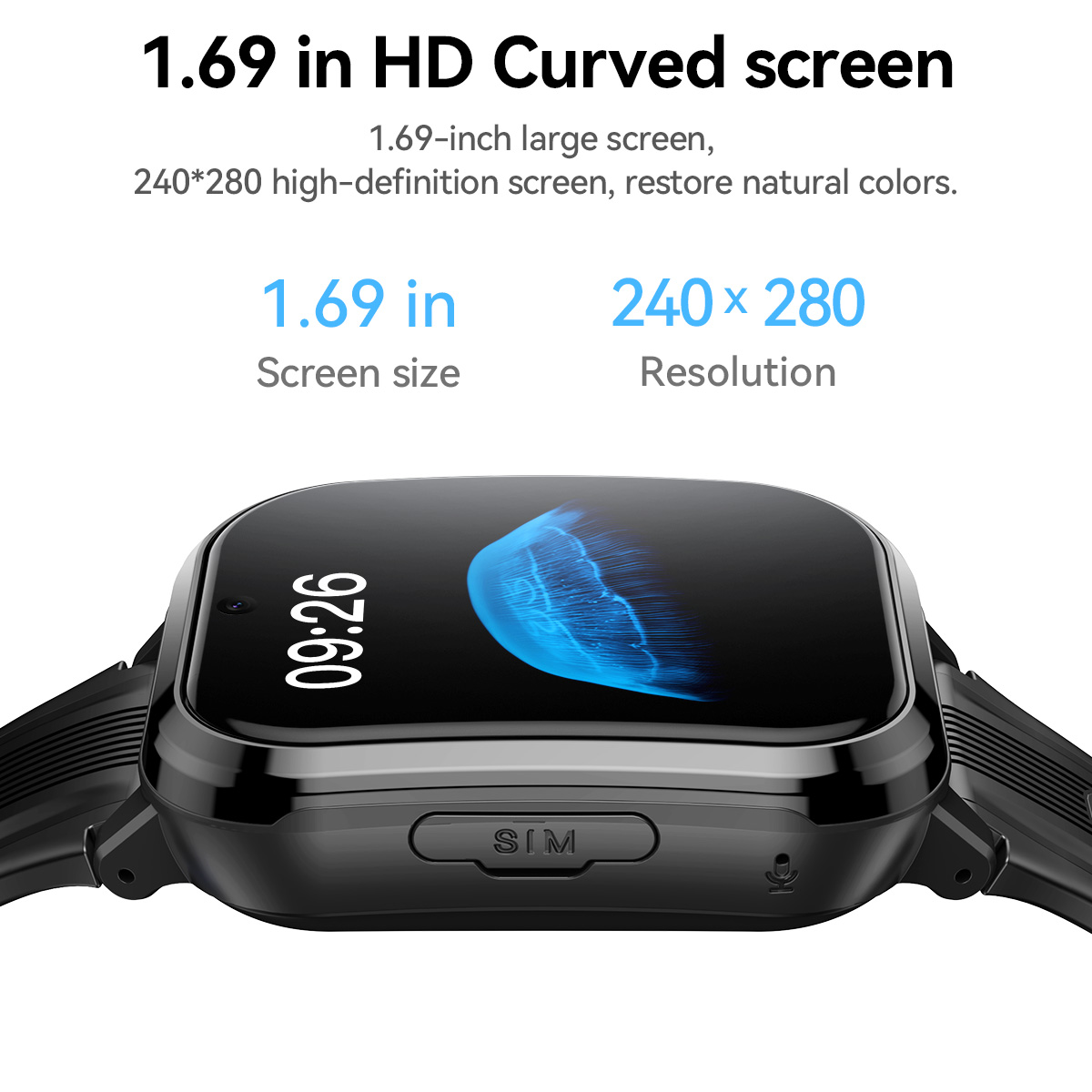 HOCO Y108 1.69-calowy zakrzywi – Smartwatch Watches Kids recenzja i cena
