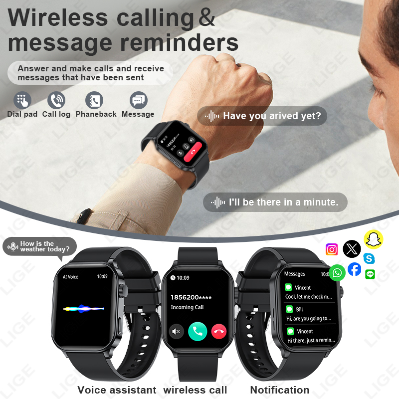 Oryginalny Smartwatch Marki LI – Smartwatch Watches Brands For Women recenzja i cena