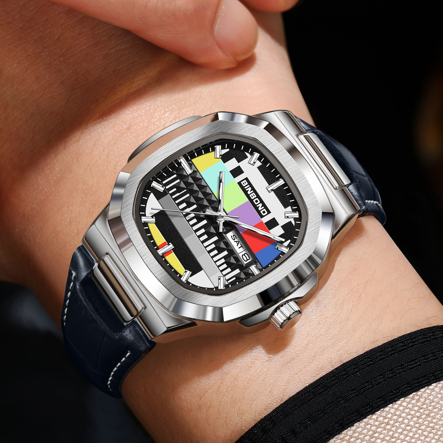 BINBOND Oryginalny Kwadratowy  – Watches Not Smartwatch recenzja i cena